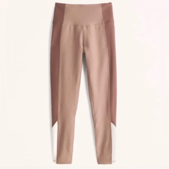 Abercrombie & Fitch Willow Colorblock YPB ScultLUX 7/8 High Waisted Leggings - Picture 3 of 6
